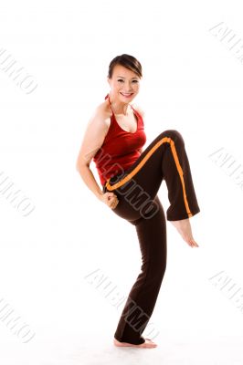 woman doing exercise