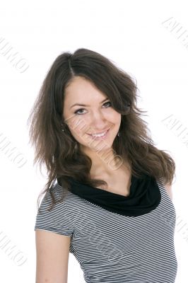 Portrait of the young beautiful girl