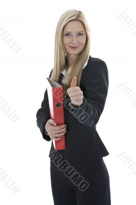 business woman  working