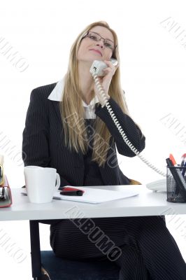 business woman  working