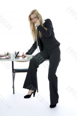 business woman  working