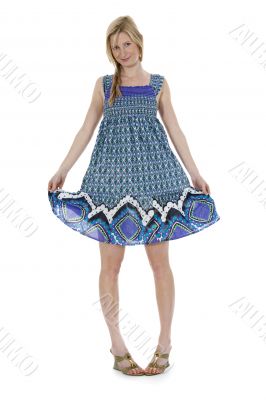 Portrait of the young beautiful girl