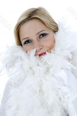 Portrait of the young beautiful girl