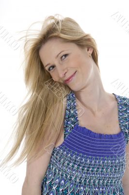 Portrait of the young beautiful girl