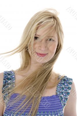 Portrait of the young beautiful girl