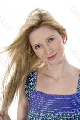 Portrait of the young beautiful girl