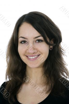 Portrait of the young beautiful girl