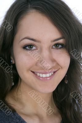 Portrait of the young beautiful girl