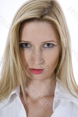 Portrait of the young beautiful girl