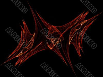Abstract flames