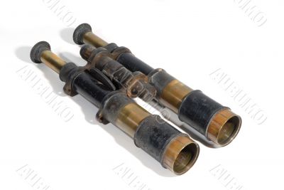 antique military binoculars