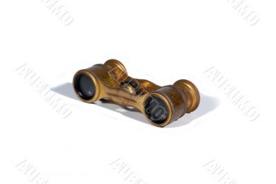 antique military binoculars