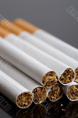Few cigarettes