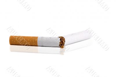 Broken cigarette
