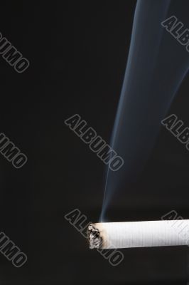 Burning cigarette