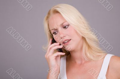 On the phone
