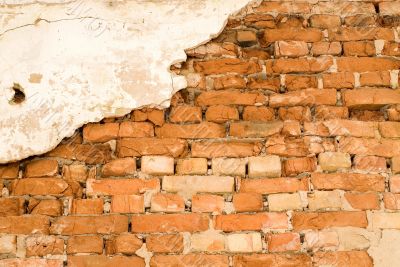 Background a brick wall