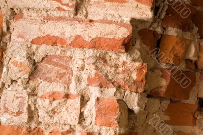Background a brick wall