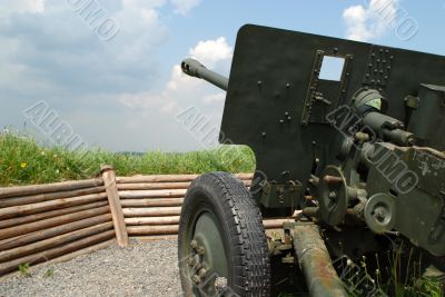 Old military gun