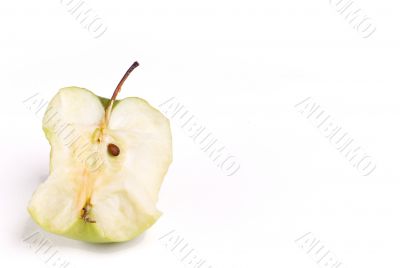 The eaten apple