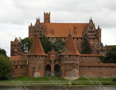 Malbork castle entrance