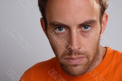 Moody young man