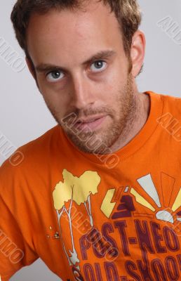 Moody young man