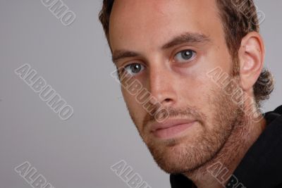 Moody young man
