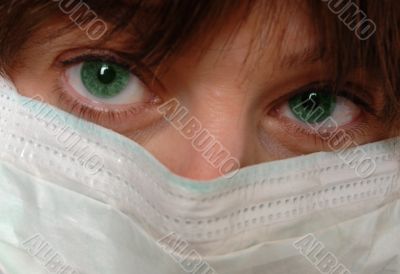 in survery, masked