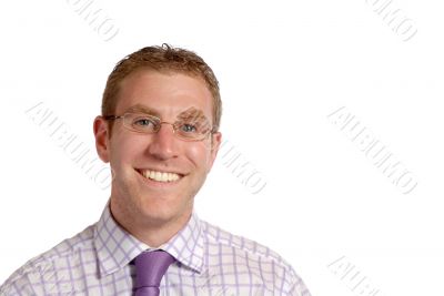 businessman laughing