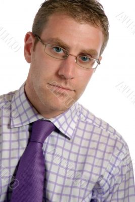 Handsome young businessman
