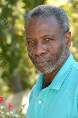 happy mature man
