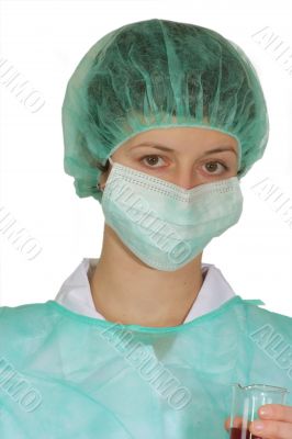 Doctor with face mask
