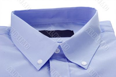 Detail of blue shirt