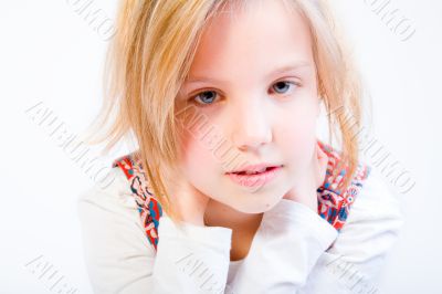 Blond child