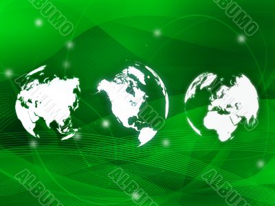 world map technology-style