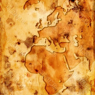 world map-vintage artwork