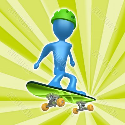 Skateboarding