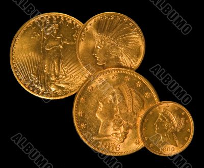 United States Historic Gold Coins