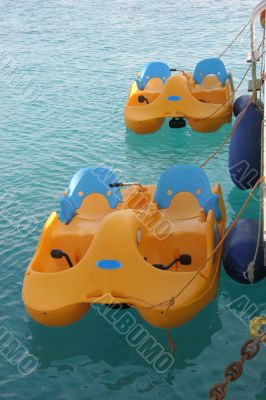 pedal boats