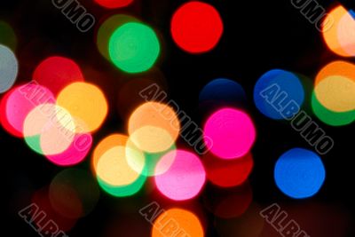 abstract light glows