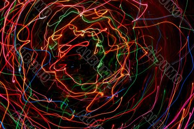 abstract light tracks