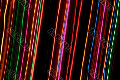 abstract rectangular light tracks