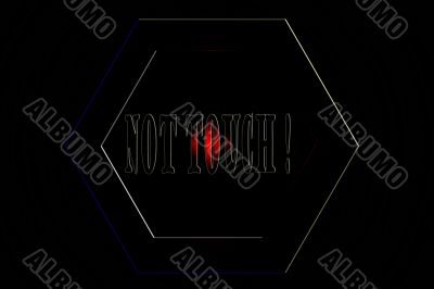 abstract background with sign