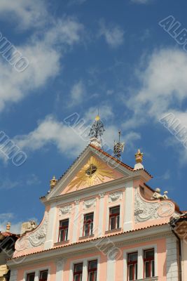 Prague decorative building