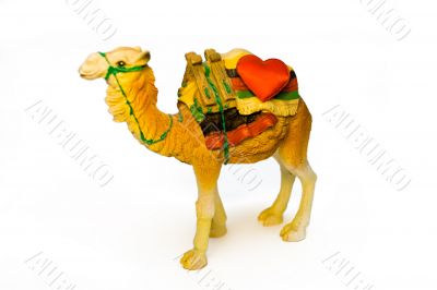 Stone figure of the camel transporting heart