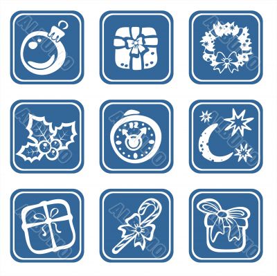nine christmas symbols