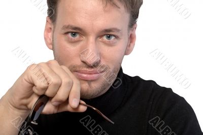 Portrait of a young adult man