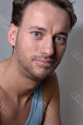 Portrait of a young adult man