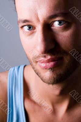 Portrait of a young adult man